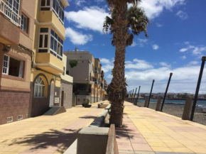 Arinaga Beach on the Sea